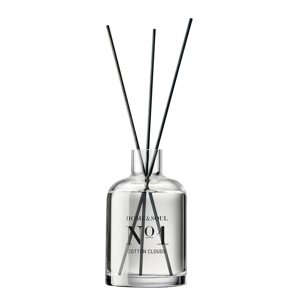 RAUMDUFT Home & Soul Cotton Cloud - Transparent, Glas/Naturmaterialien (7/22/7cm) - Butlers