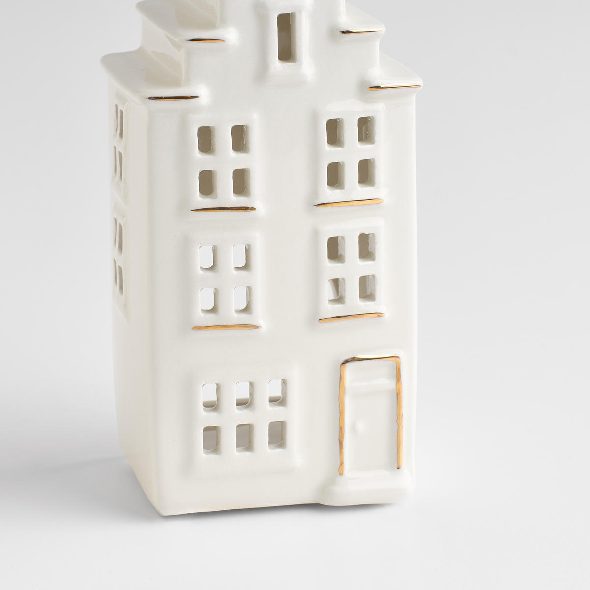 KERZENSTÄNDER Karit, Weiß, 15 x 6 x 7.2 cm, Dekorative Weihnachtsdeko - Weiß, Keramik (6/15/7.2cm) - home&you