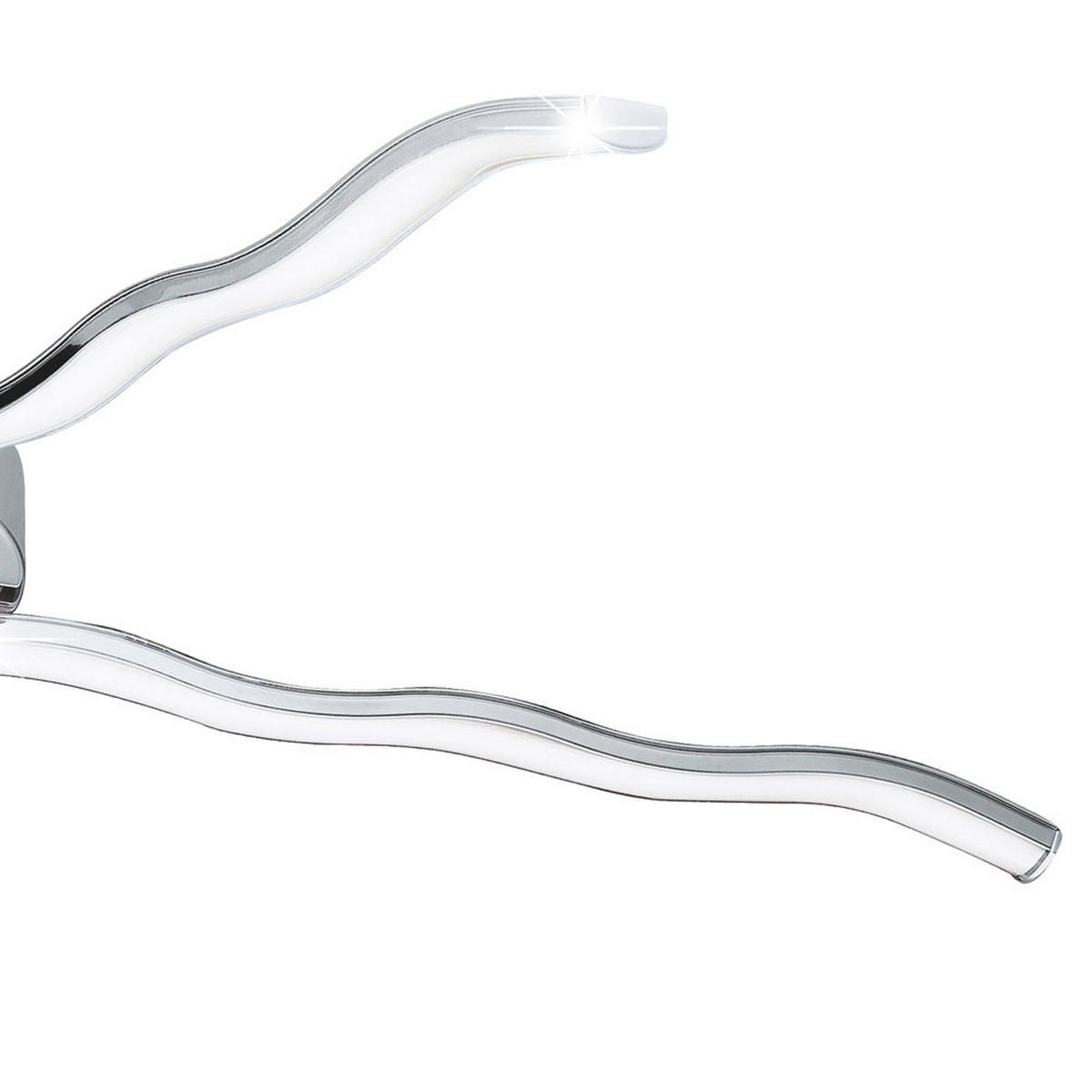 LED DECKENLEUCHTE Roncade Silber Chrom - Silberfarben, Metall (78.5/78.5/6cm)