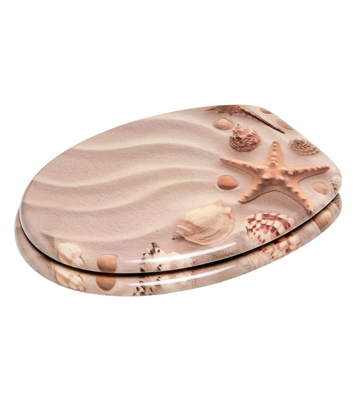 WC-SITZ Sanibel - Braun, Holzwerkstoff (38/6/47cm) - Sanilo