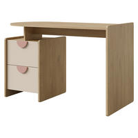 KINDERSCHREIBTISCH Lexi 2S 12 L / P - Eichefarben/Rosa, Holzwerkstoff/Kunststoff (121/78/60cm) - MIRJAN24