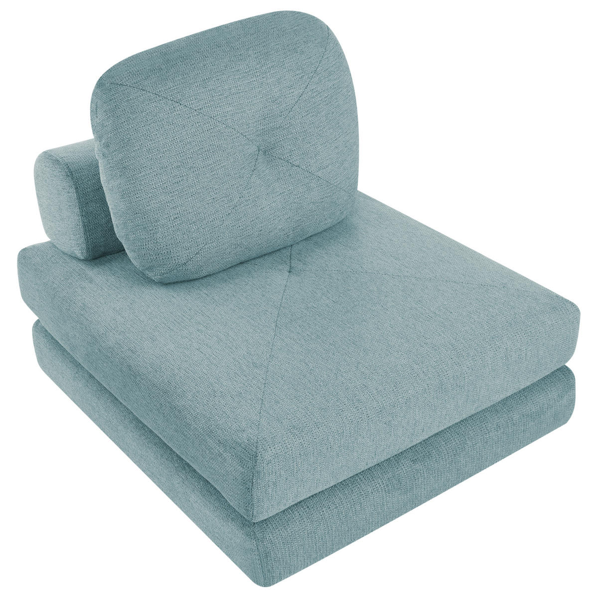 SCHLAFSOFA 81/182 cm Mintgrün Olden - Mintgrün, Textil (81/54/91cm) - Beliani