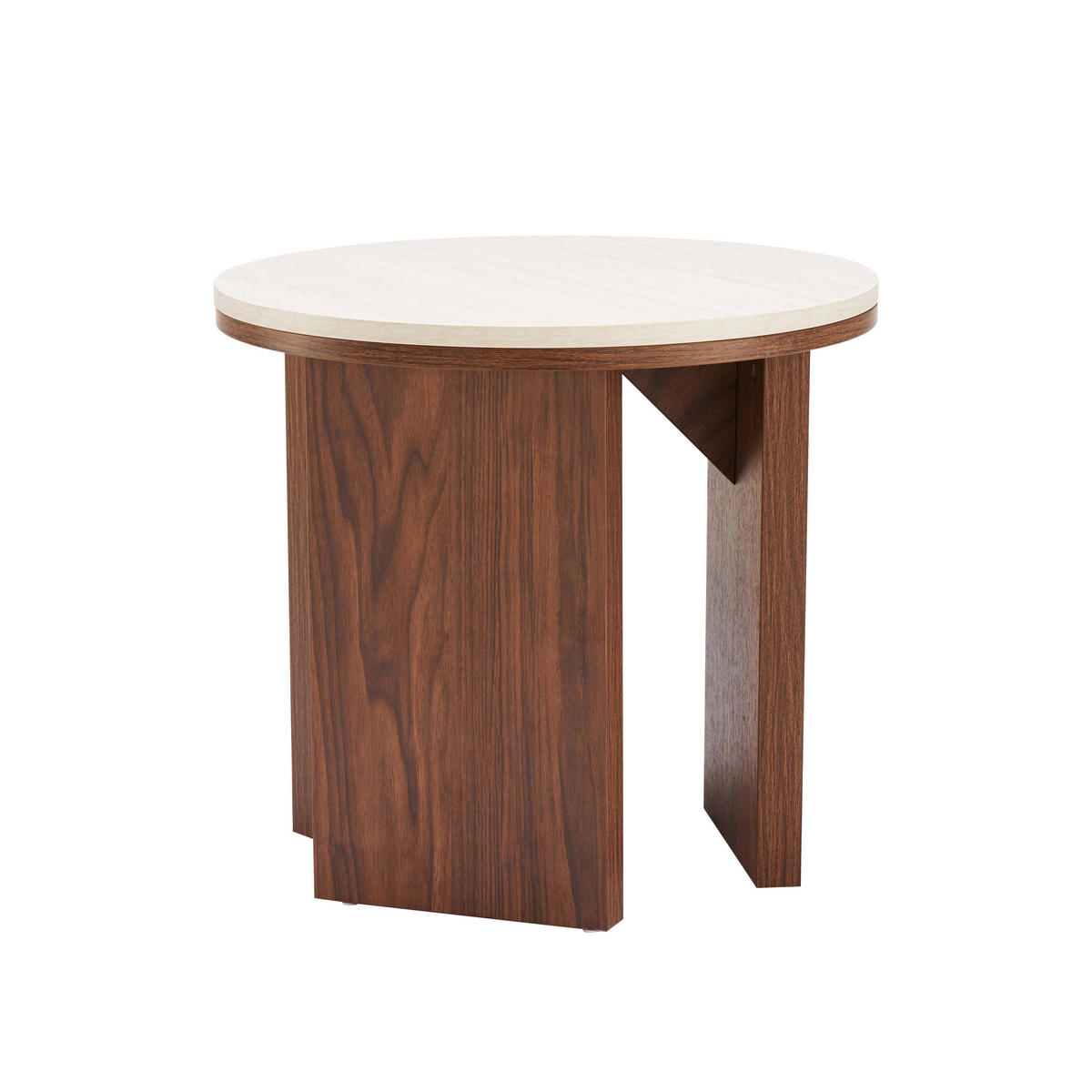 COUCHTISCH, dunkles Holz - Braun, Holz (50/50/45cm) - Oviala
