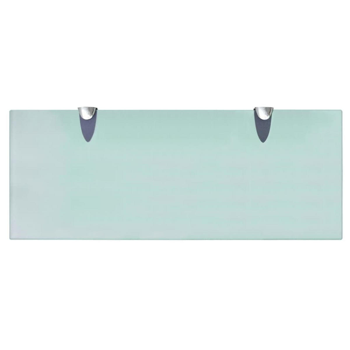 SCHWEBEREGAL Glas 50/20 Cm 8 Mm - Transparent, Glas (20/0.8/50cm) - vidaXL