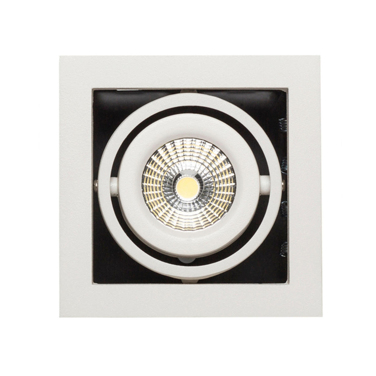 EINBAULEUCHTE LEDA Weiß 4 W - Weiß, Metall (108/108/10cm) - Rendl