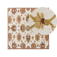 VINTAGE-TEPPICH Ezine 200/200 cm - Beige, Textil (200/200cm) - Beliani