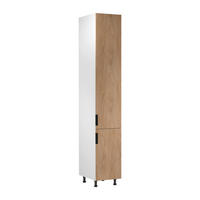 HOCHSCHRANK D40SPWN P/L – Sorento Weiß Sonoma Eiche – Weiß / Sonoma Eiche - Weiß/Sonoma Eiche, Holzwerkstoff (40/247/58cm) - ROYAL24_MARKT