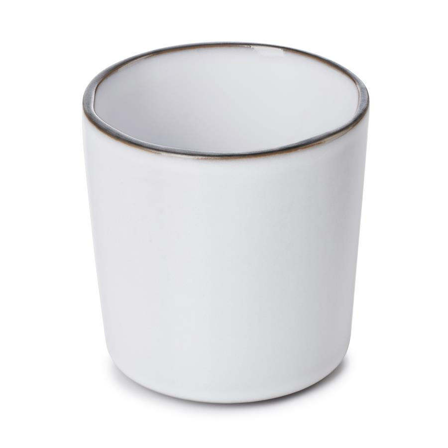TASSE CARACTERE 22 cl Kumuluswolke weiß - Weiß, Keramik (0.22L) - Revol Porcelaine France