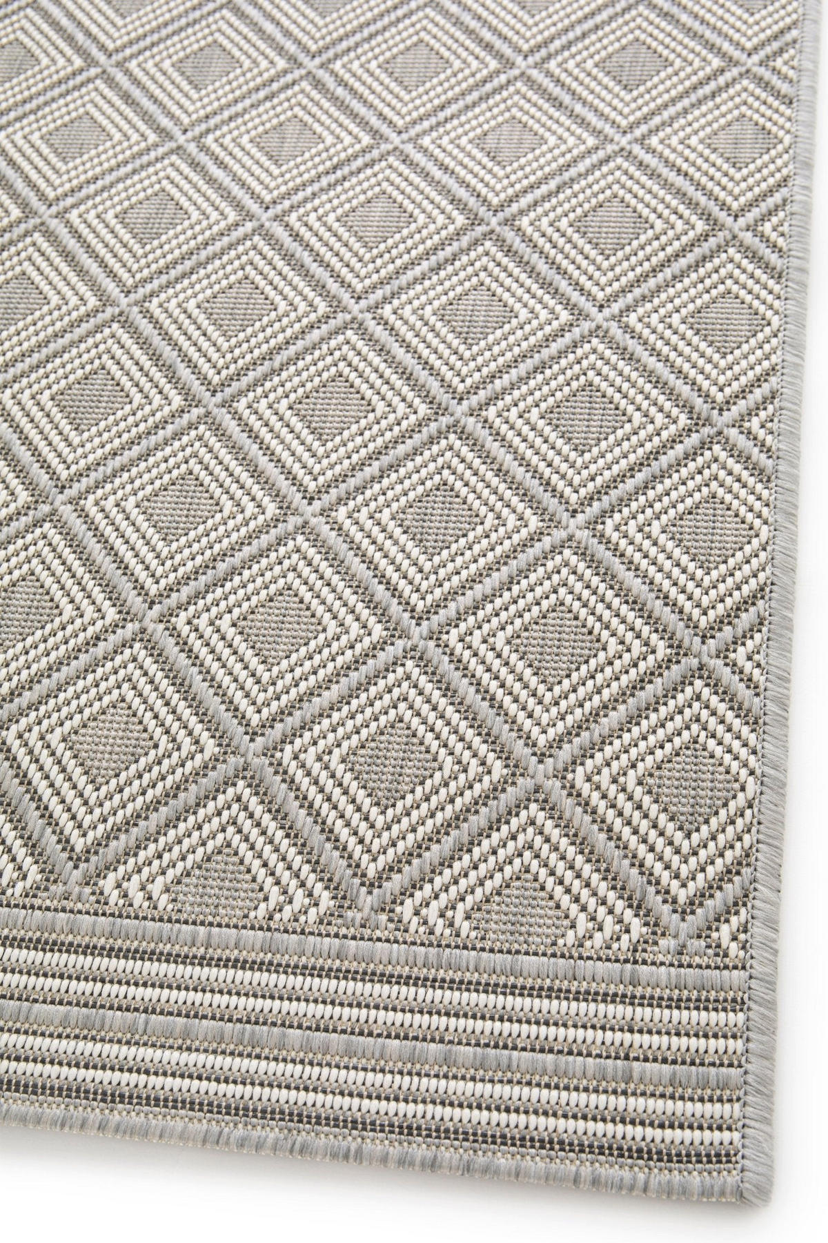TEPPICH für Innen und Außen grau - Grau, Textil (160/230cm) - AFK Living