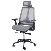BÜROSTUHL Grau, Grau - Grau, Textil (65/120/60cm) - MCW