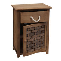 KOMMODE dunkelbraun, braun - Dunkelbraun/Braun, Holz (39/55/28cm) - MCW
