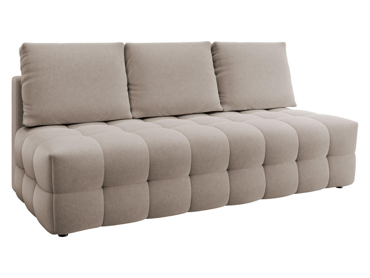 SCHLAFSOFA Sempre - Beige, Holz/Kunststoff (208/97/100cm) - MIRJAN24
