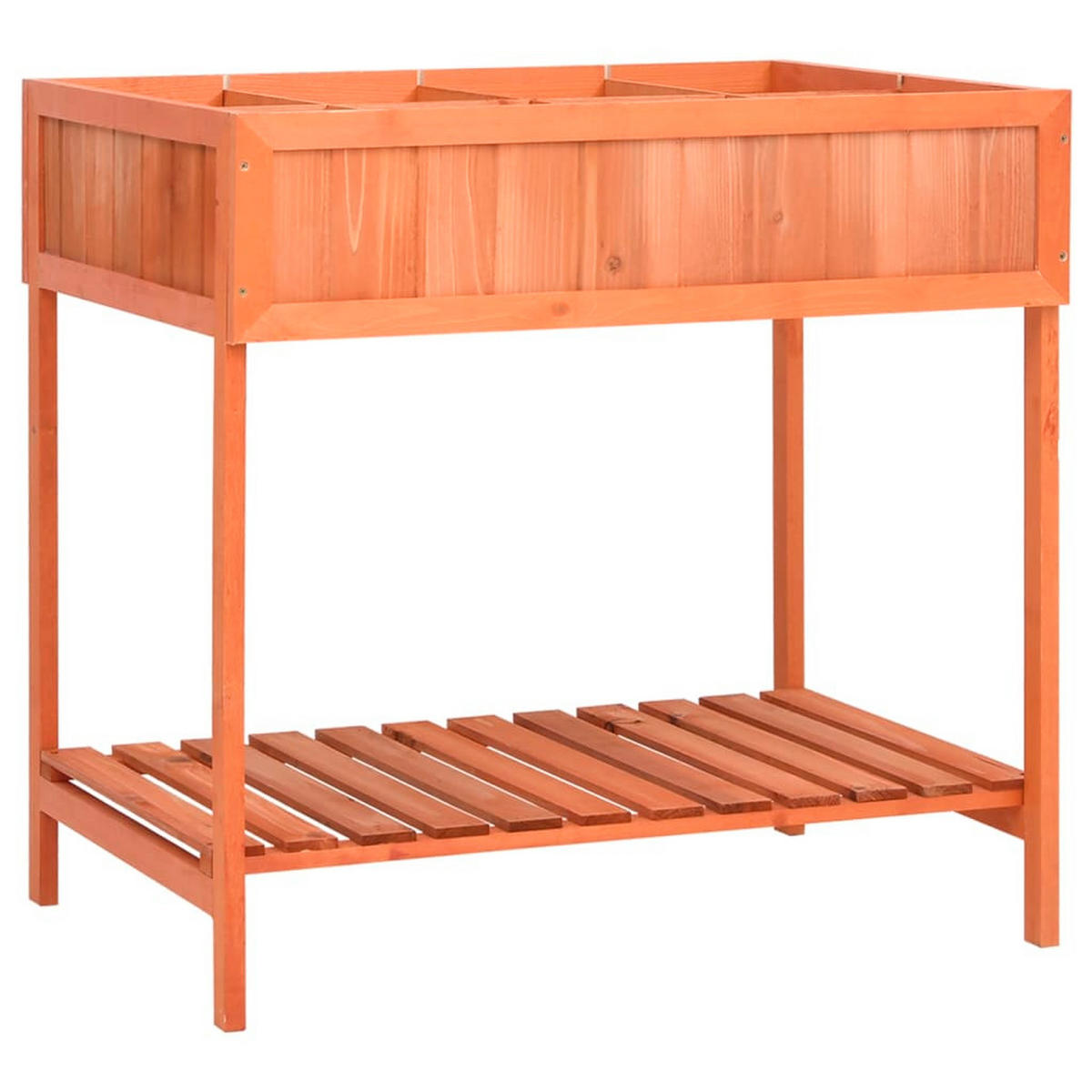 PFLANZGEFÄSS für Kräuter 80x60x80 cm Massivholz Tanne - Braun, Holz (60/80/80cm)