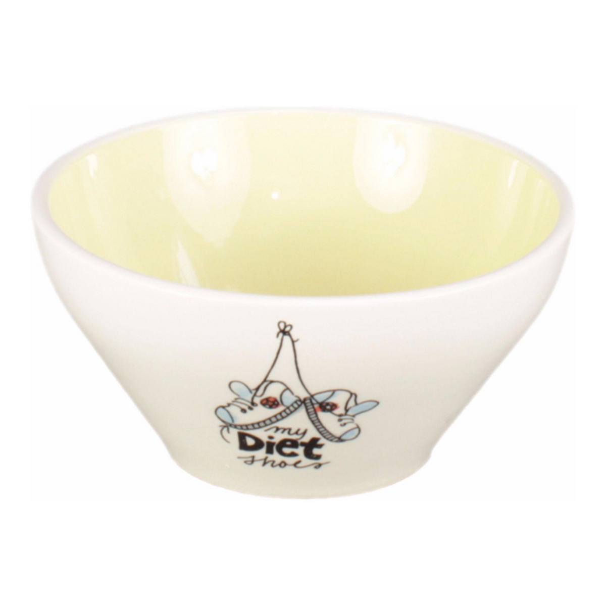SCHALE Creme/Gelb in Gelb - 15,5cm - Gelb, Keramik (15.5/6.7/15.5cm) - Blond Amsterdam