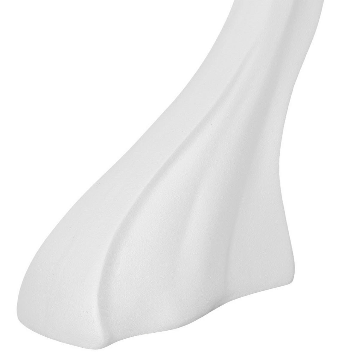 KONSOLENTISCH aus Metall und Holz, weiß, 98x26x85cm - Weiß, Holz (26/98/85cm) - Wanderlust