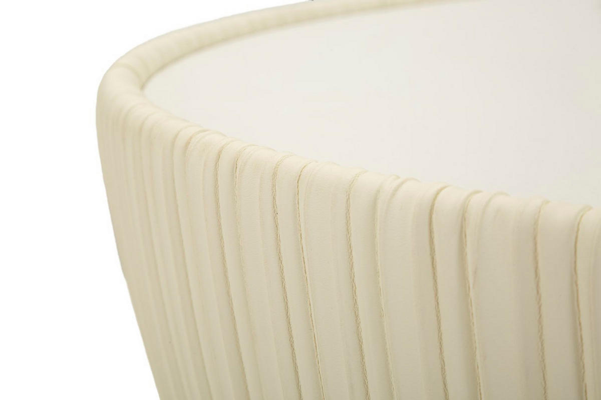 COUCHTISCH Elge, cremefarben, goldfarben und weiß, Eisen, Keramik und Polyester, 71 x 71 x 38 cm - Goldfarben/Creme, Keramik/Textil (71/71/38cm) - Mauro Ferretti