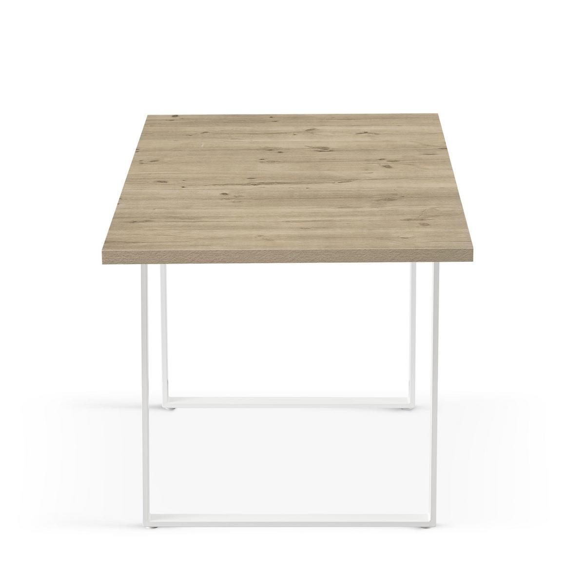 ESSTISCH LEVIN 120-160/80/76 cm Sandeiche - Sandfarben, Holz (80/120/76cm) - B&D Home