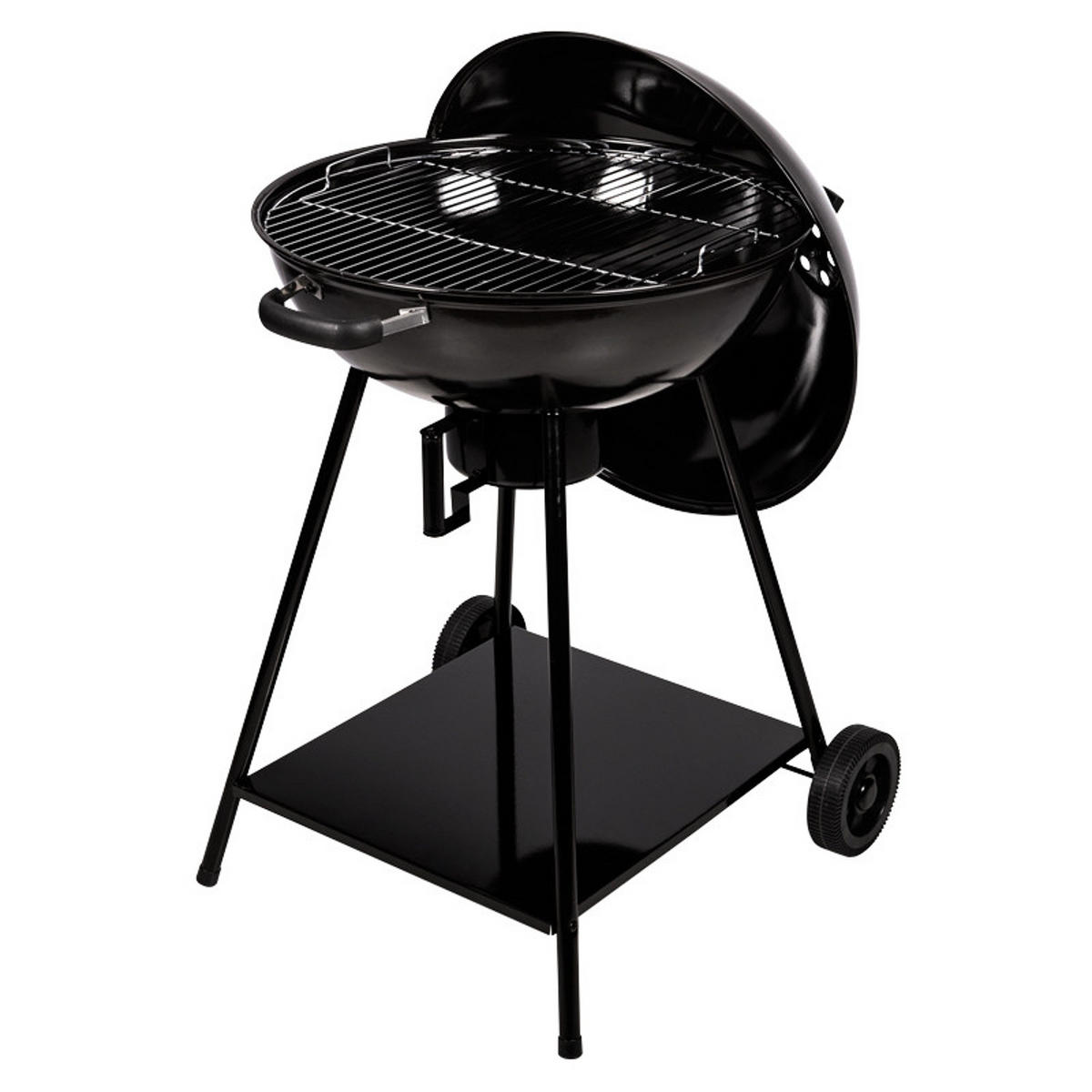 KOHLEGRILL Schwarz - Schwarz, Metall (67.5/104.5/60.5cm)