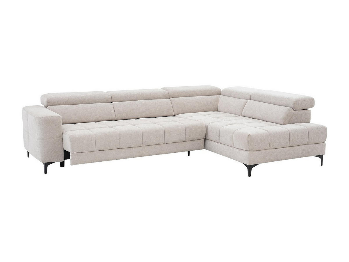 RELAXSOFA - 5 Personen - Stoff - Beige - - Beige, Textil (298/75/211.5cm) - Vente-Unique