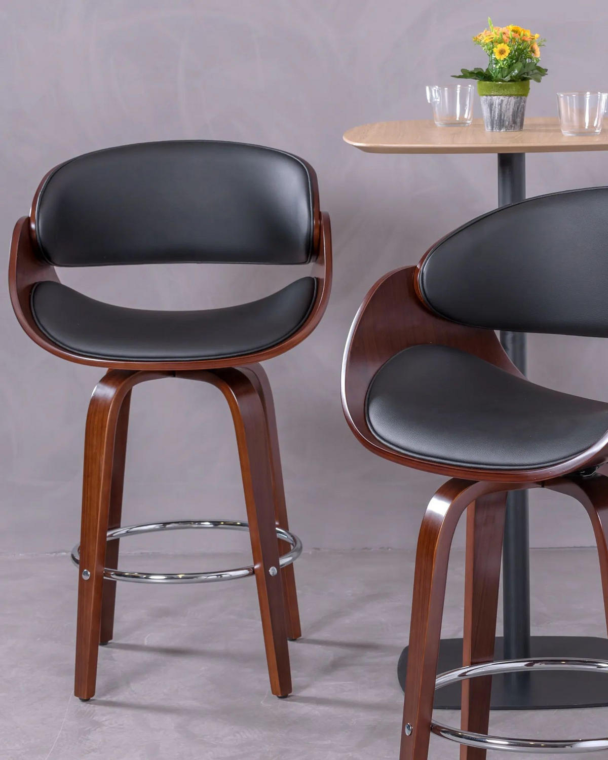 HOCKER Holz Schwarz - Schwarz, Holz (58/100/50cm) - Nest Dream