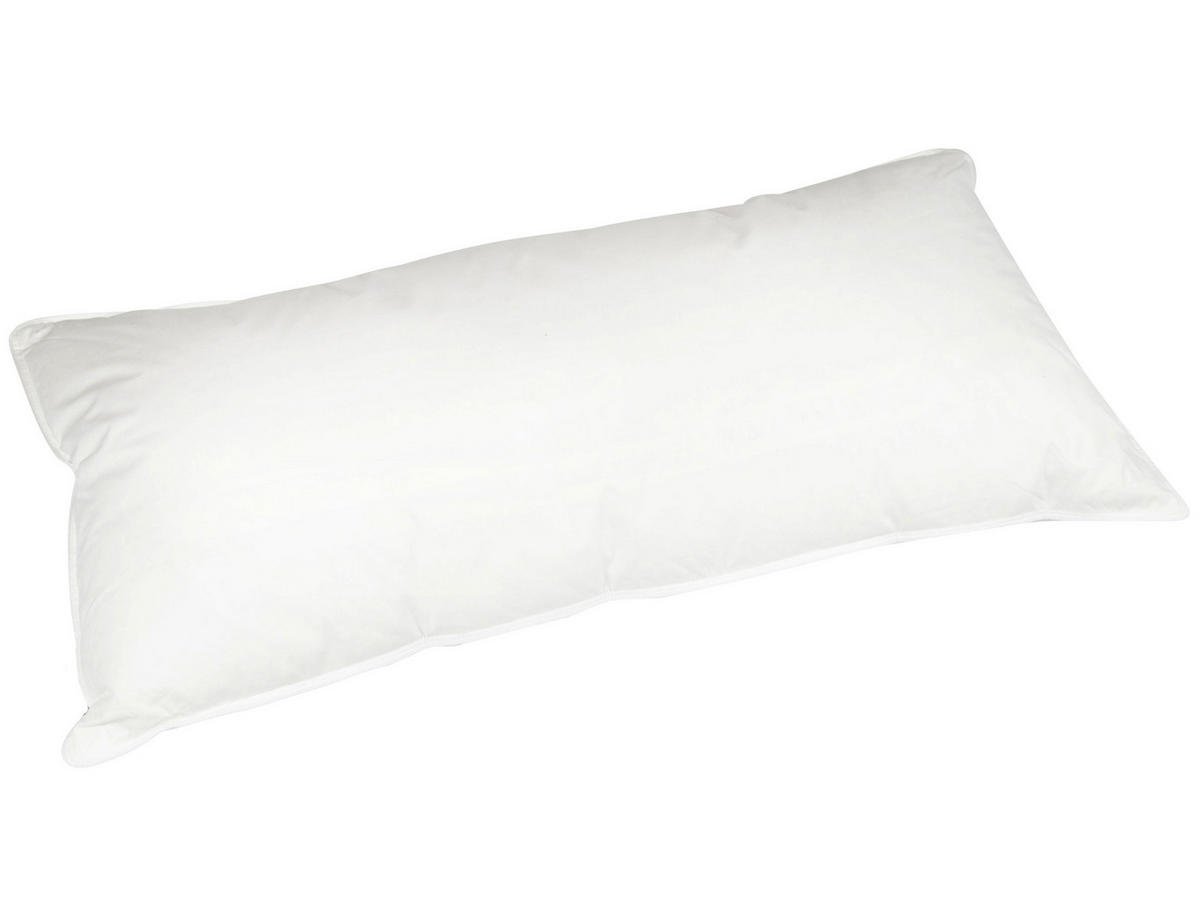 KISSEN, 40x80 cm, 100% Baumwolle, Weiß - Weiß, Textil (40/80cm) - Zollner