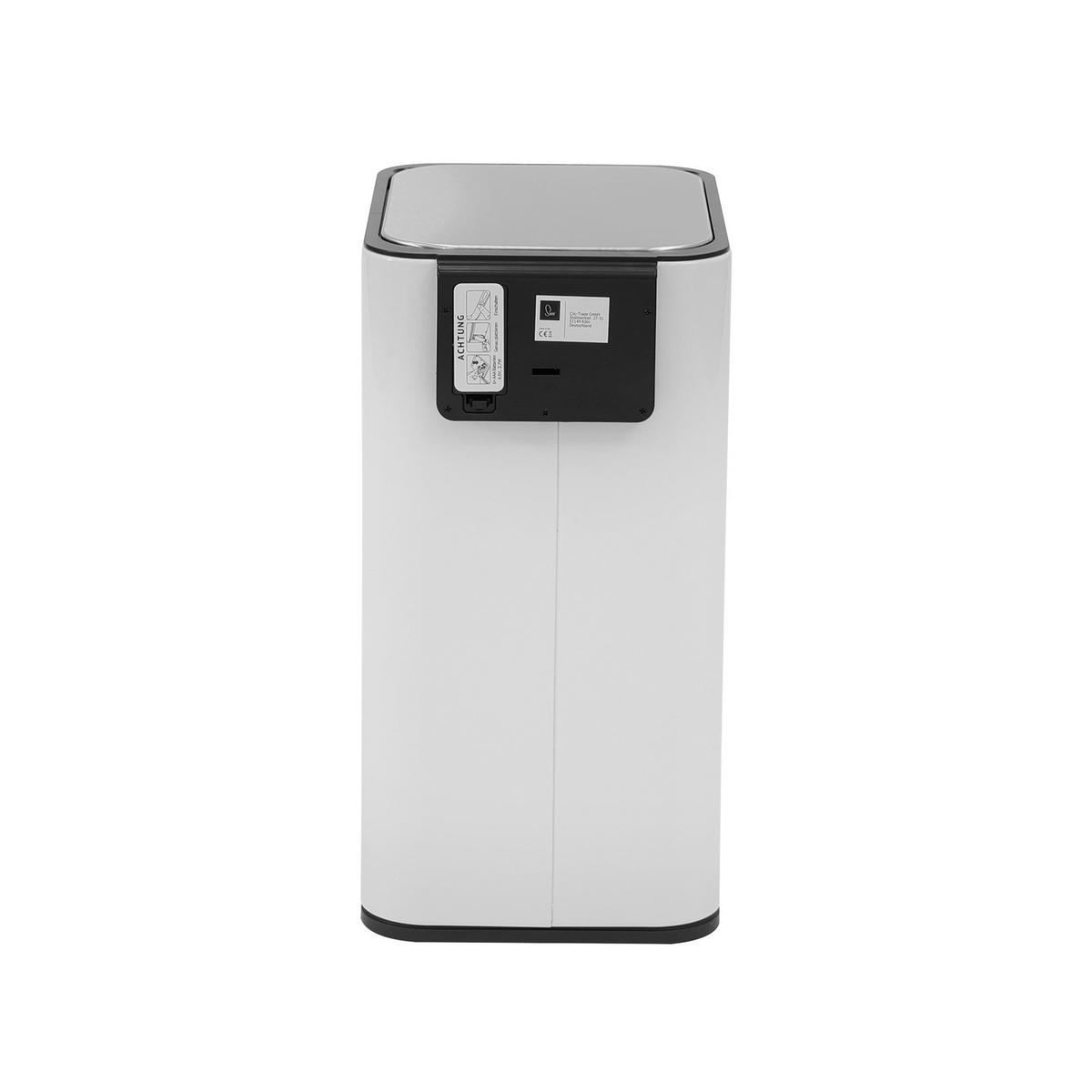 SENSORMÜLLEIMER SE13L - Weiß, Metall (21/40/29cm) - SVITA