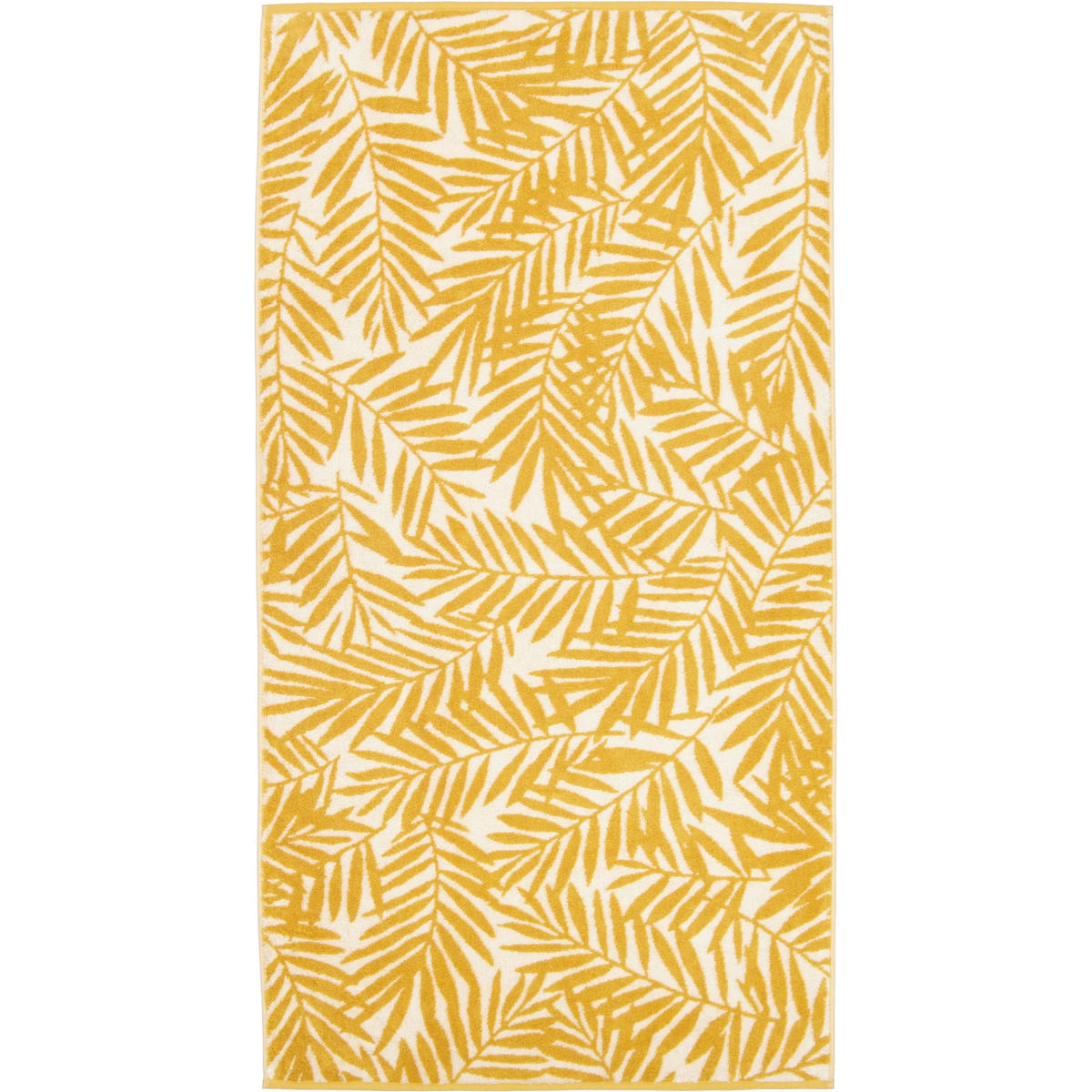 DUSCHTUCH MAISON BLÄTTER 6267 GOLD - 35 - Gelb, Textil (70/140cm) - Cawoe