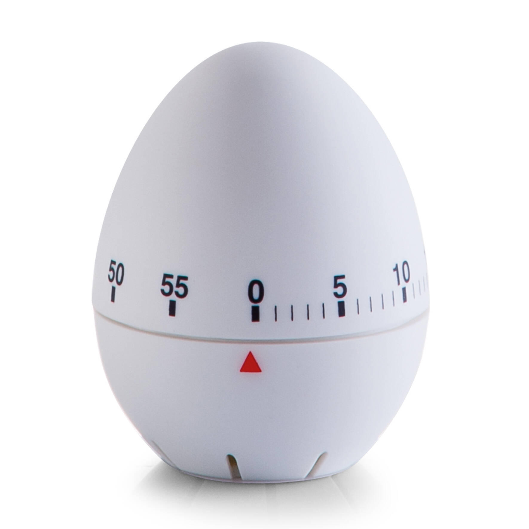 KÜCHENTIMER Eierform Ø 6 cm - Weiß, Kunststoff (6/7.5/6cm)