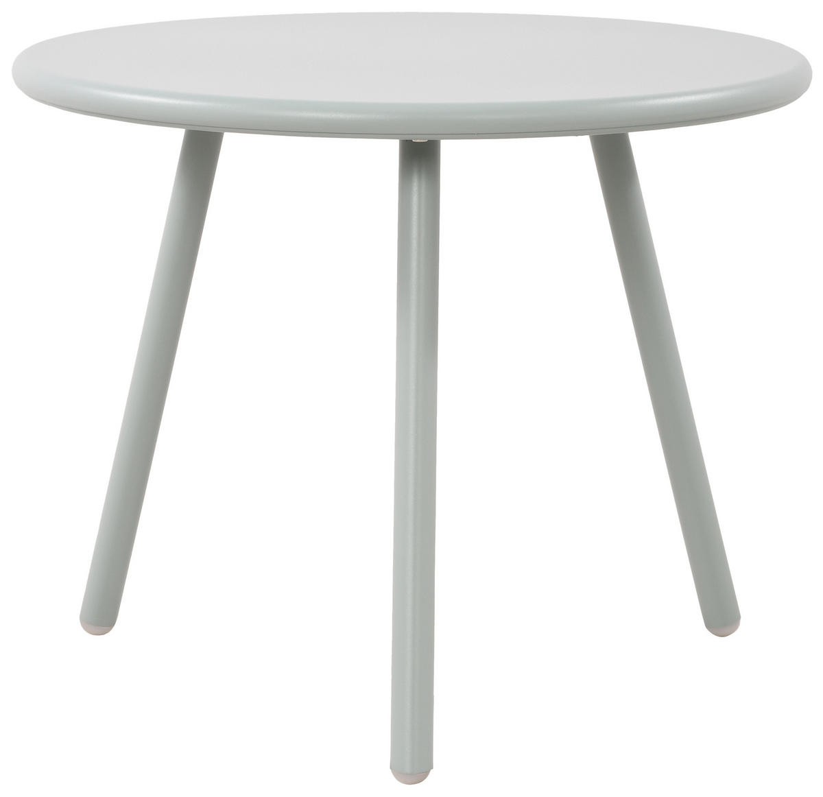 COUCHTISCH rund 50 cm Kunststoff türkis - Türkis, Kunststoff/Metall (50/50/40cm) - CLP