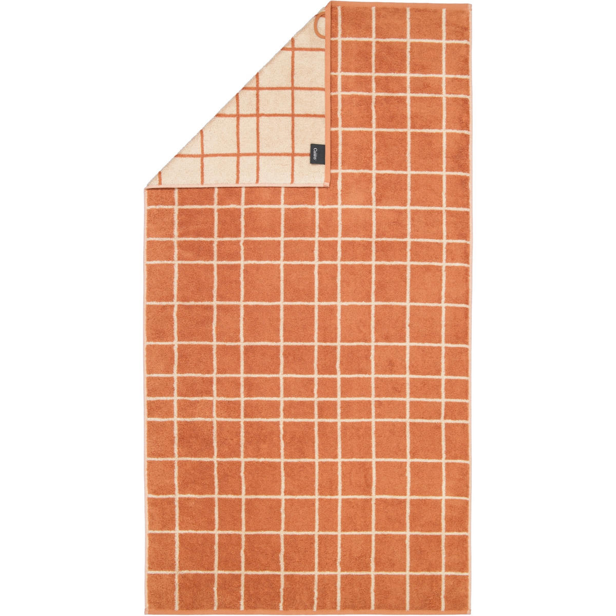 HANDTÜCHER ATELIER ALLOVER 6241 KUPFER - 33 - Orange, Textil (70/140cm) - Cawoe