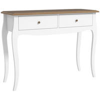 KONSOLENTISCH Weiß MDF Spanplatte 1 Stück - Weiß, Kunststoff (100/35/76.5cm) - GiPP