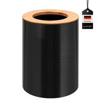 KOSMETIKEIMER SEGNO 5,5 Liter, schwarz - Schwarz, Kunststoff (19/24.5/19cm) - bremermann