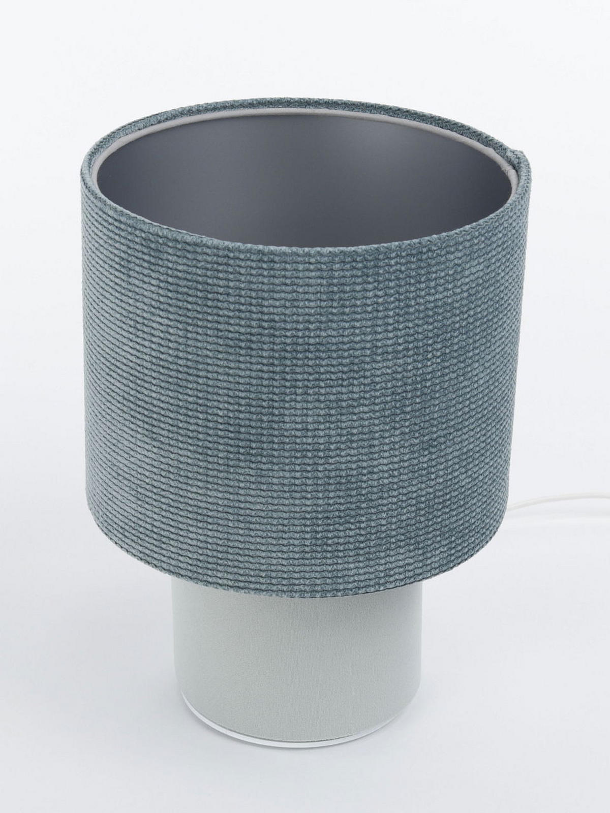 TISCHLAMPE Blau 20/17 cm - Blau, Kunststoff (17/0.7/17cm) - ONZENO