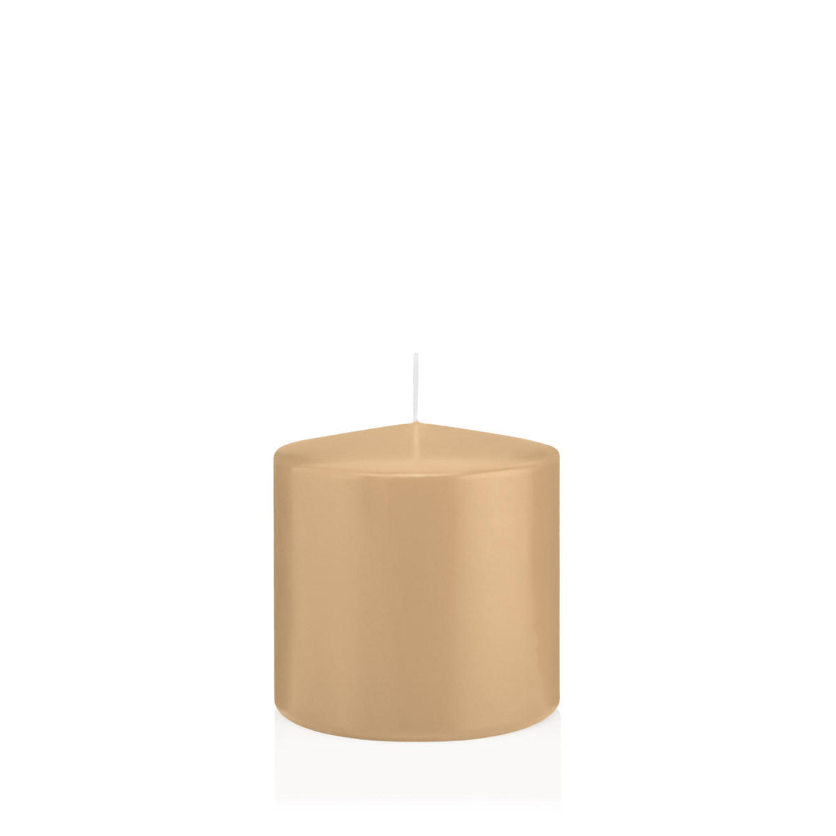 Wiedemann Kerzen Stumpenkerzen Beige 10 cm