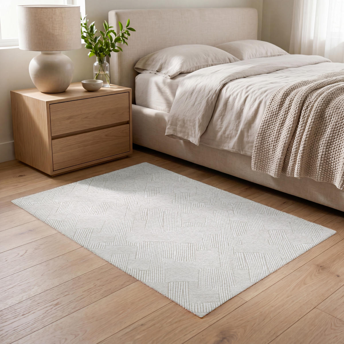 KOBERCE - Textúra - abstraktná - béžová - 120x80 cm - béžová, textil/plast (120/0.4cm) - OnlyWow