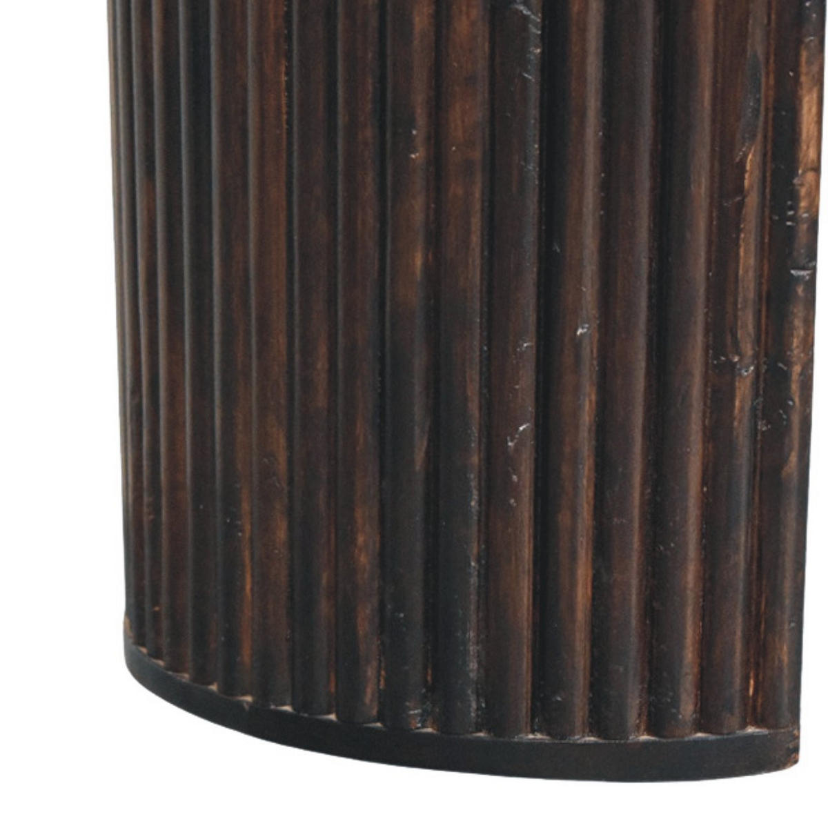 SITZBANK mit edlem Samtbezug in Mokka-Finish, dunkelbraun - Dunkelbraun, Holz (125/45/35cm) - Artisan Furniture