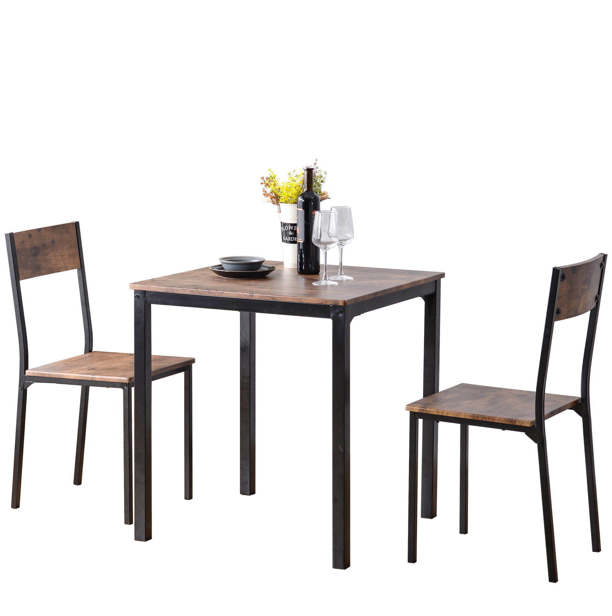 Meubliv Essgruppe Braun 70x75x70 cm