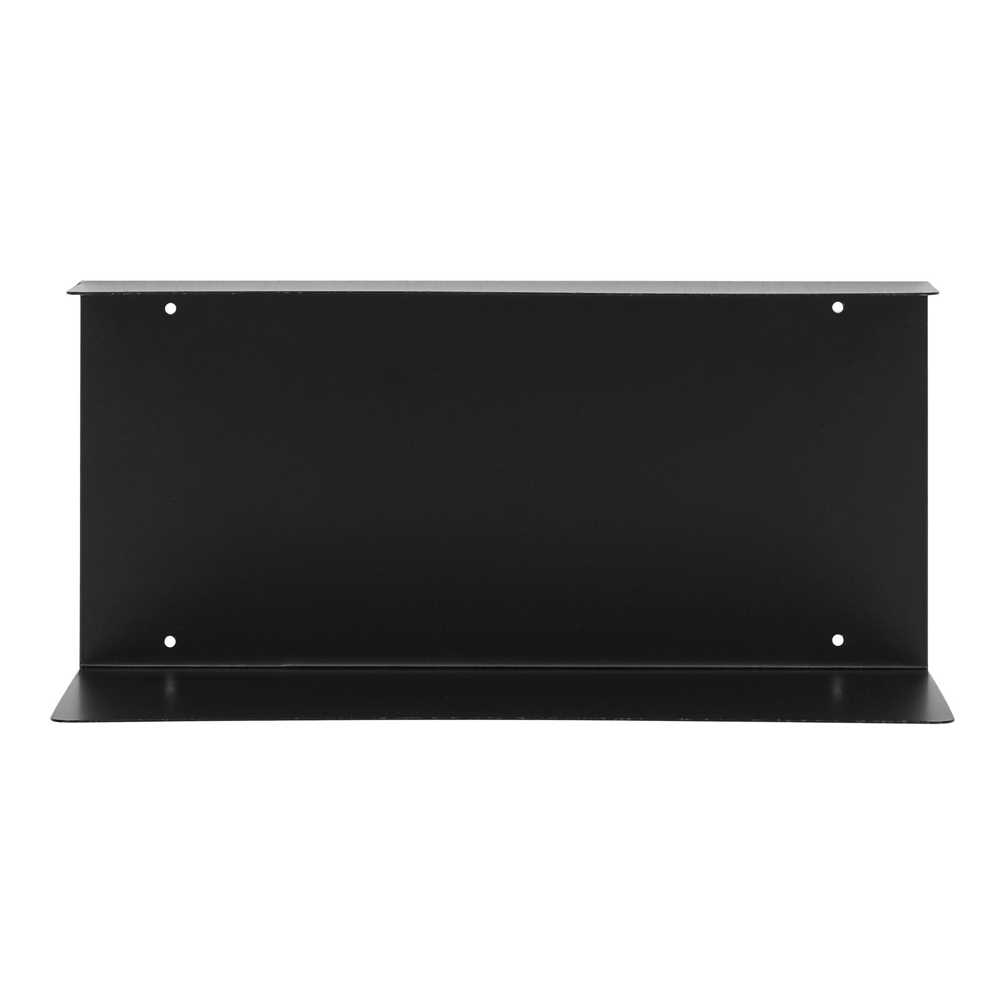 tinkaro Wandregal Schwarz 40x18x40 cm