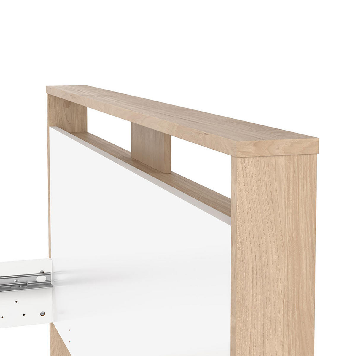 BETT, Next, Weiß, Holzwerkstoff, 151 x 225 x 93 cm - Weiß, Holzwerkstoff (140/200cm) - ebuy24