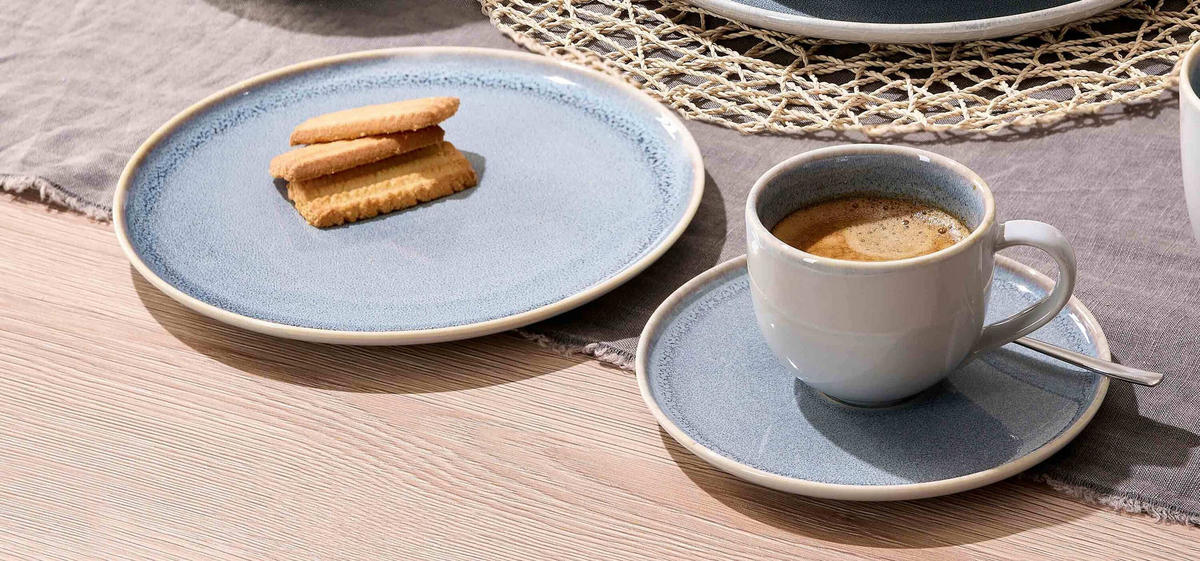 KAFFEESERVICE Skagen grau 12er Set - Grau, Keramik (30/28/34cm) - Ritzenhoff Breker