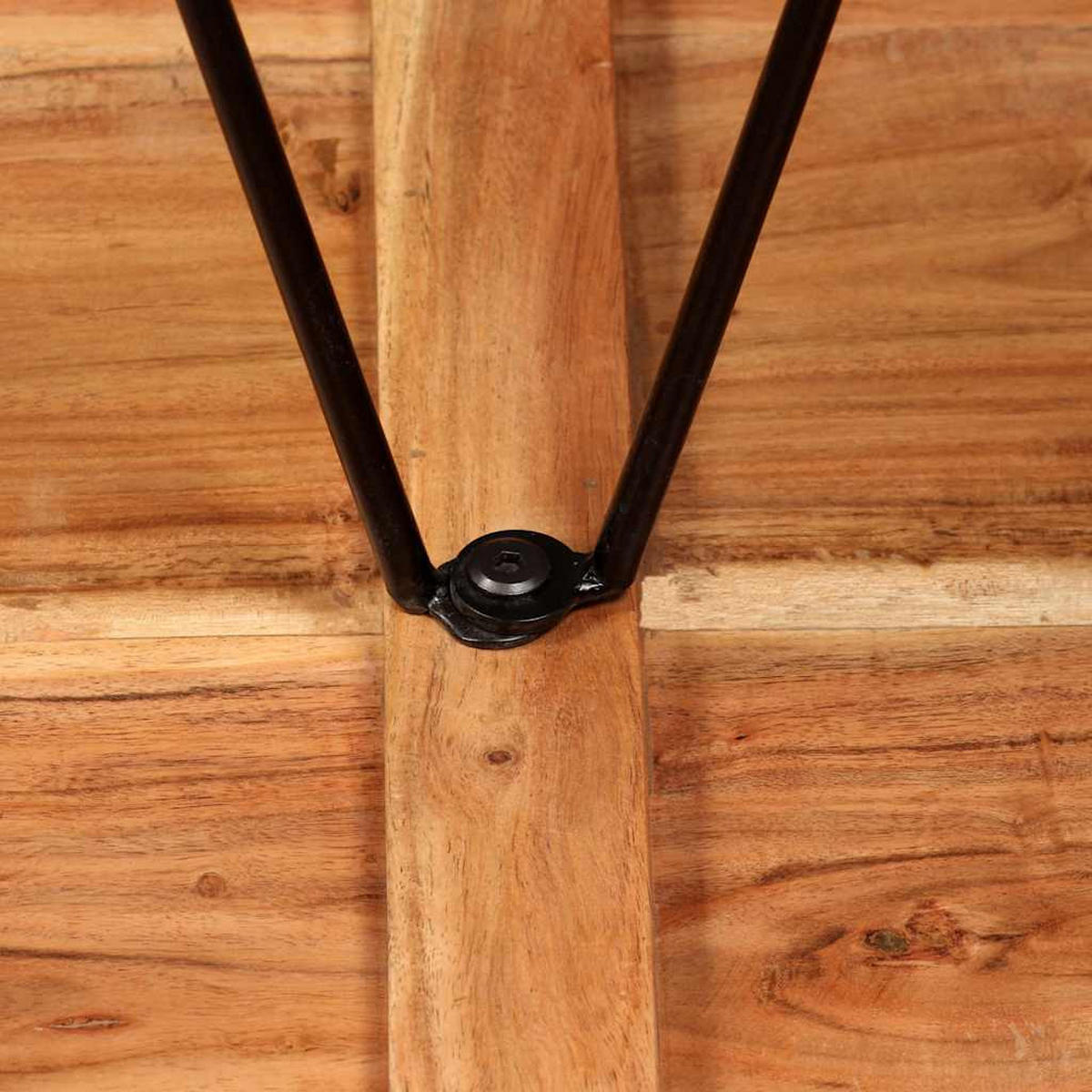 BARTISCH Akazie Massivholz 60/60/107 Cm - Braun, Holz (60/60/107cm) - vidaXL