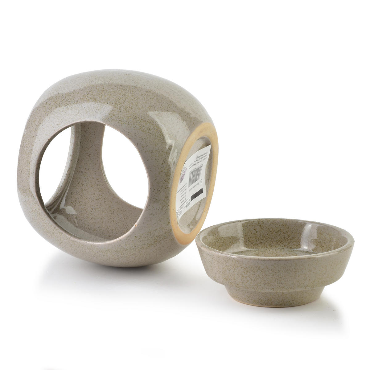 DUFTLAMPE Basic Beige 13/13/13 cm Keramik - Beige, Keramik (13cm) - Mondex