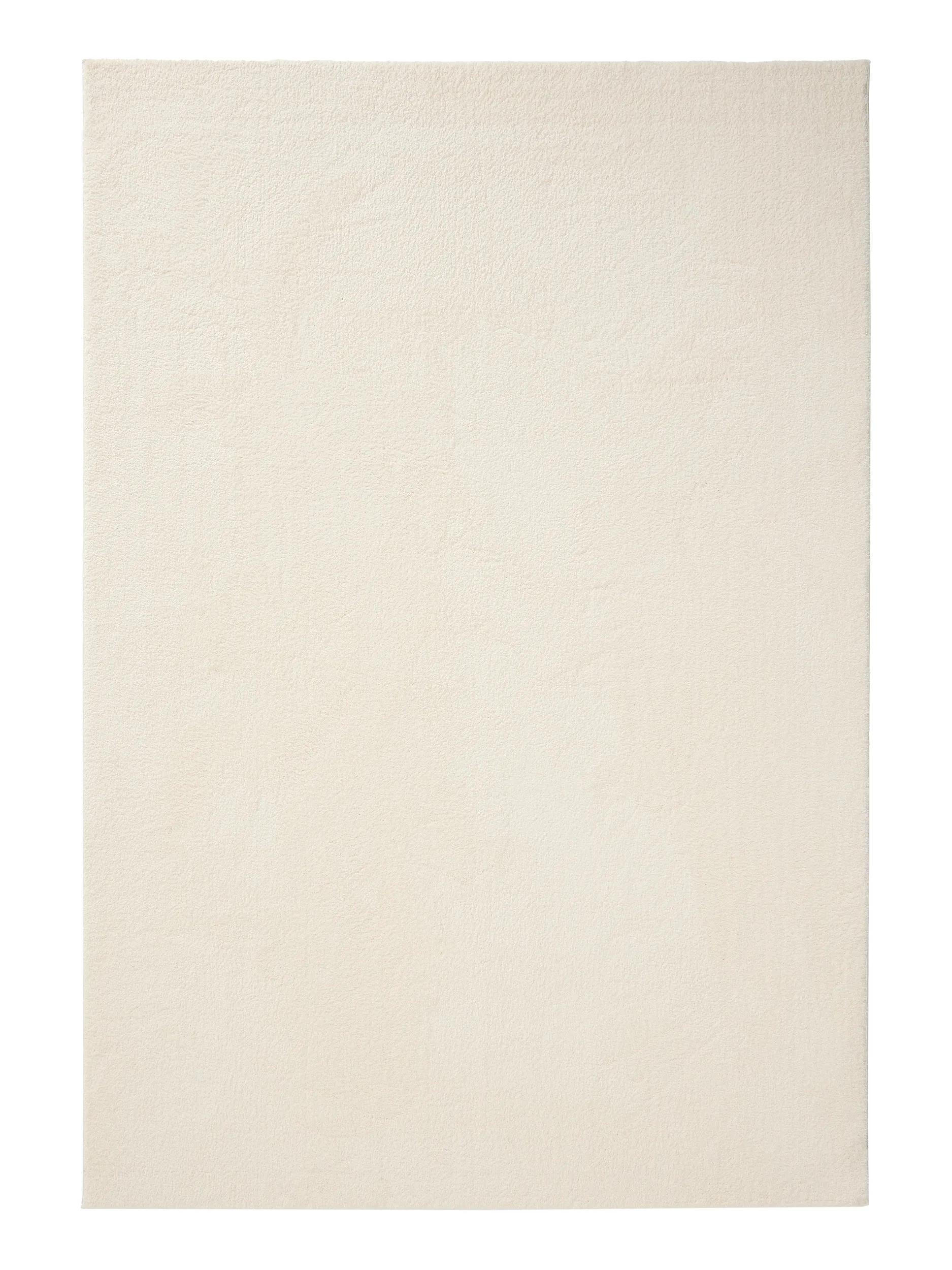 PREPROGA Shaggy v barvi sodasto bele barve 200x290 cm - bela, tekstil/naravni materiali (200/290cm) - benuta Nest