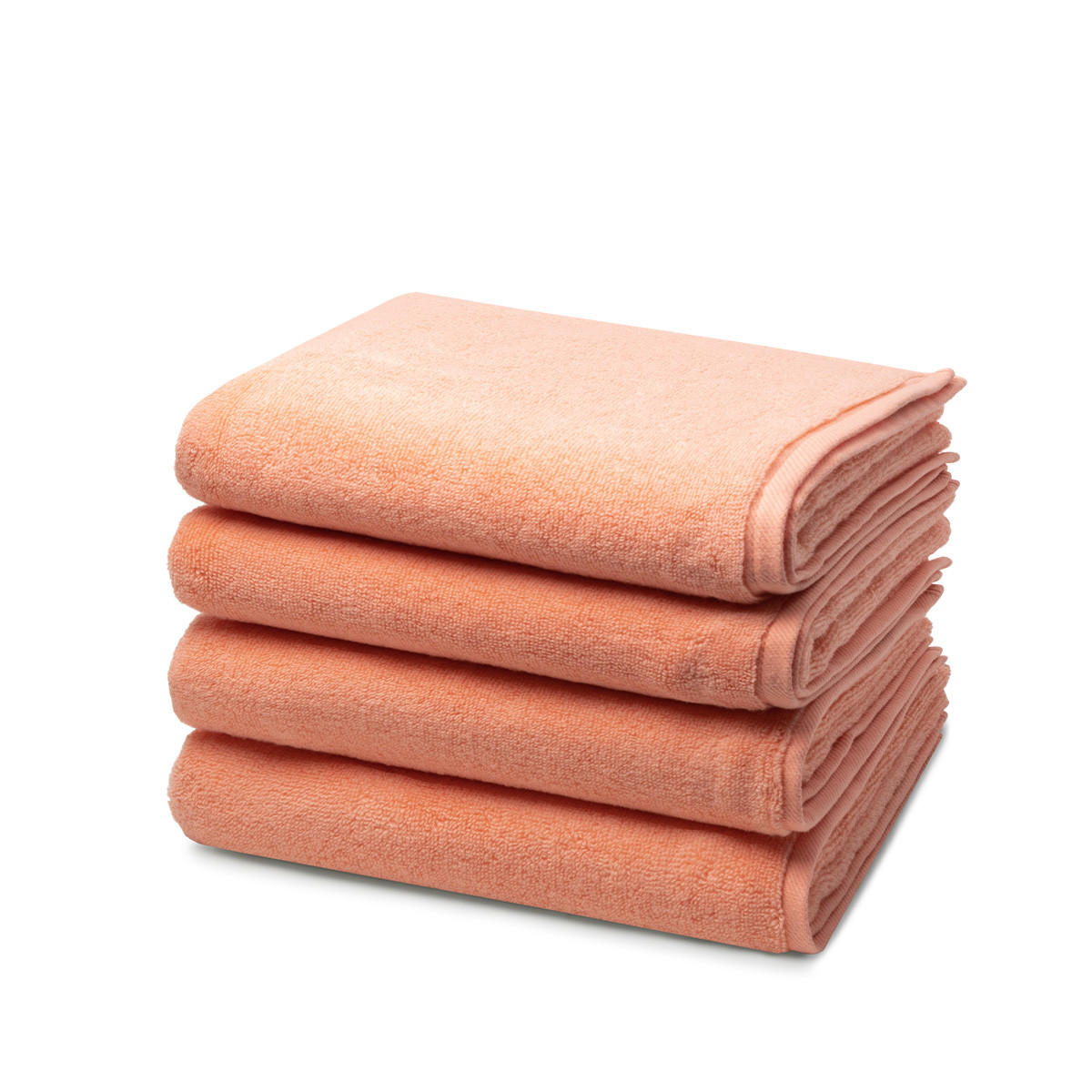 HANDTUCH Sensual Skin 4er-Set - Pink, Textil (50/100cm) - Ross