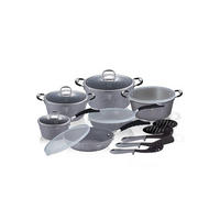 TOPFSET Grau 40/50/30 cm 31731 - Grau, Metall - Berlinger Haus