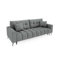 SCHLAFSOFA - Sofa Forta - Dunkelgrau (Amon 10) - Dunkelgrau, Holz (233/72/101cm) - Möblo