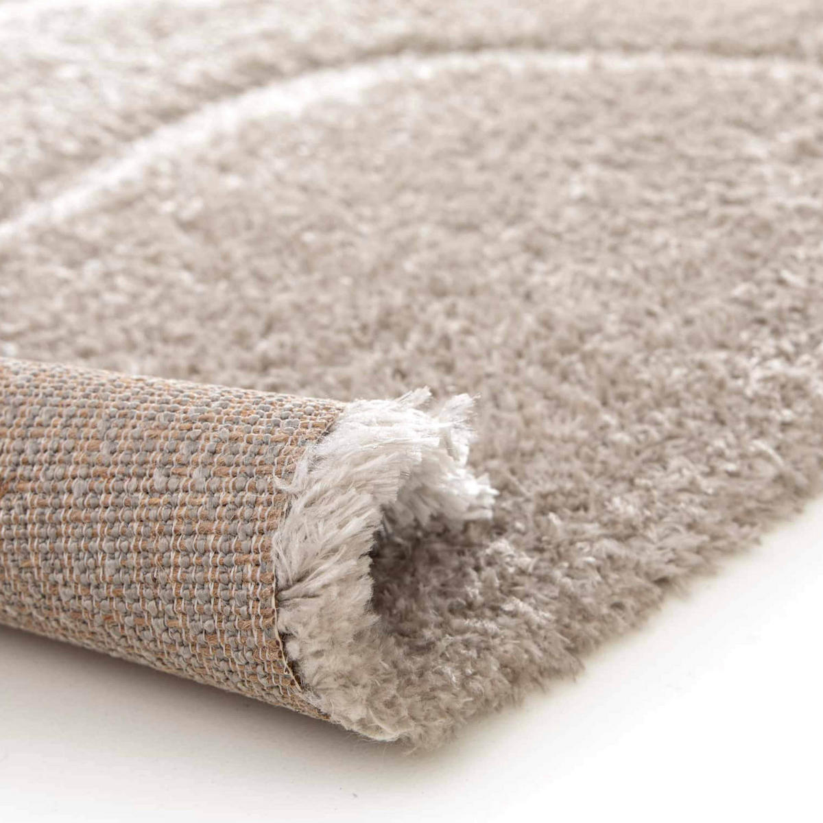 TEPPICH, Taupe - Taupe, Textil (160/230cm) - Oviala