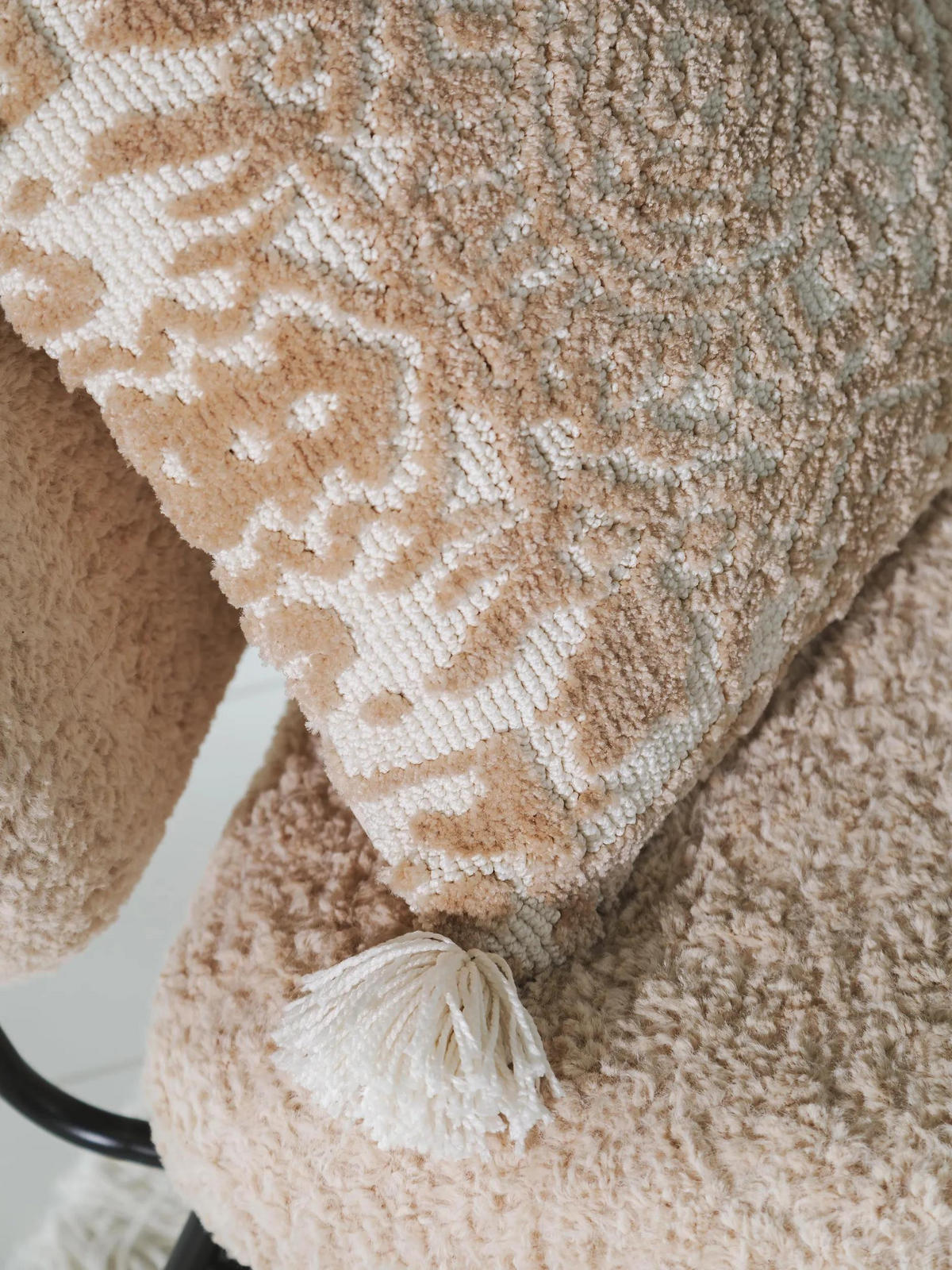 KISSENBEZUG Elias Beige 45x45 cm - Beige, Textil (45/45cm) - benuta Nest