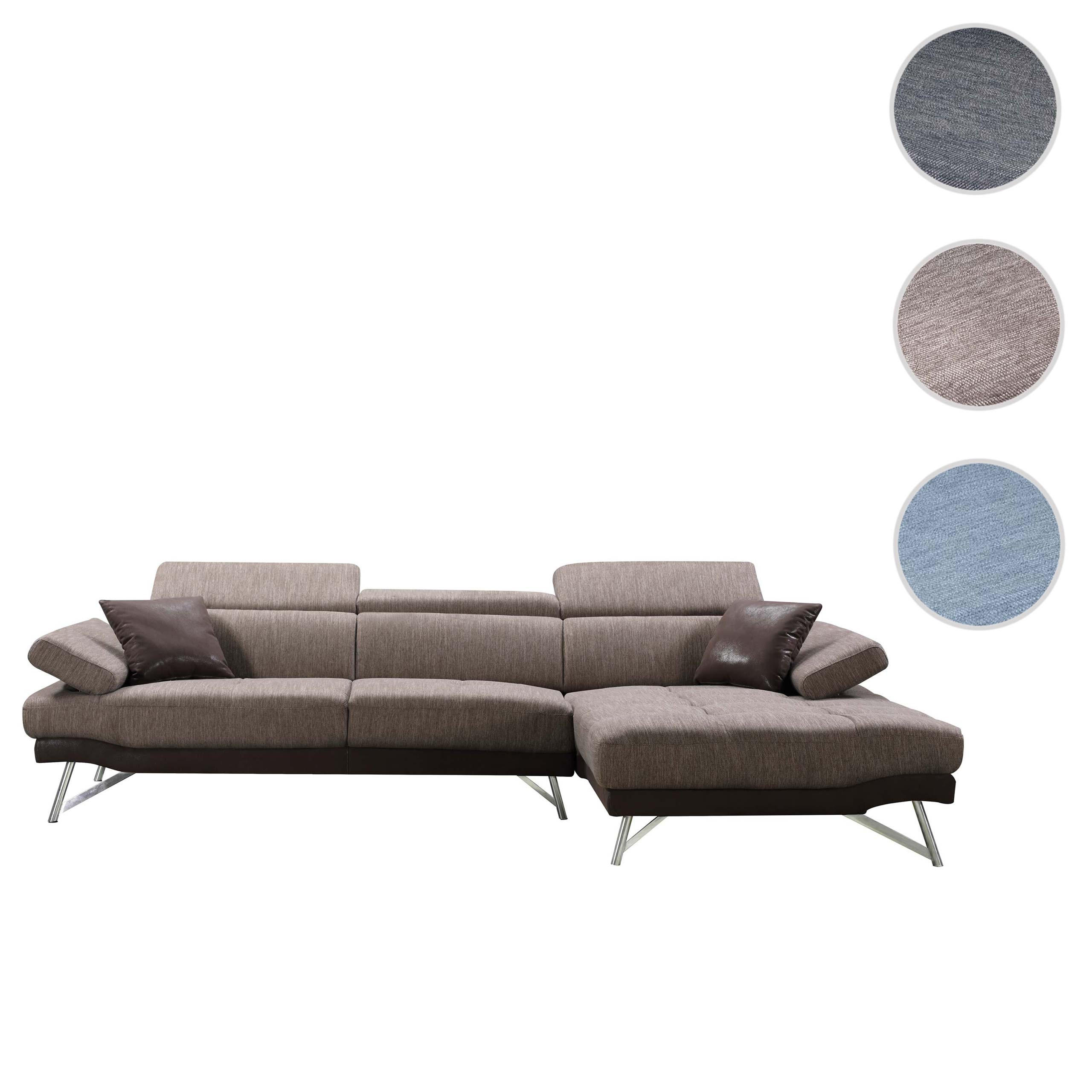 SOFA Braun - Braun, Textil (300/174cm) - MCW