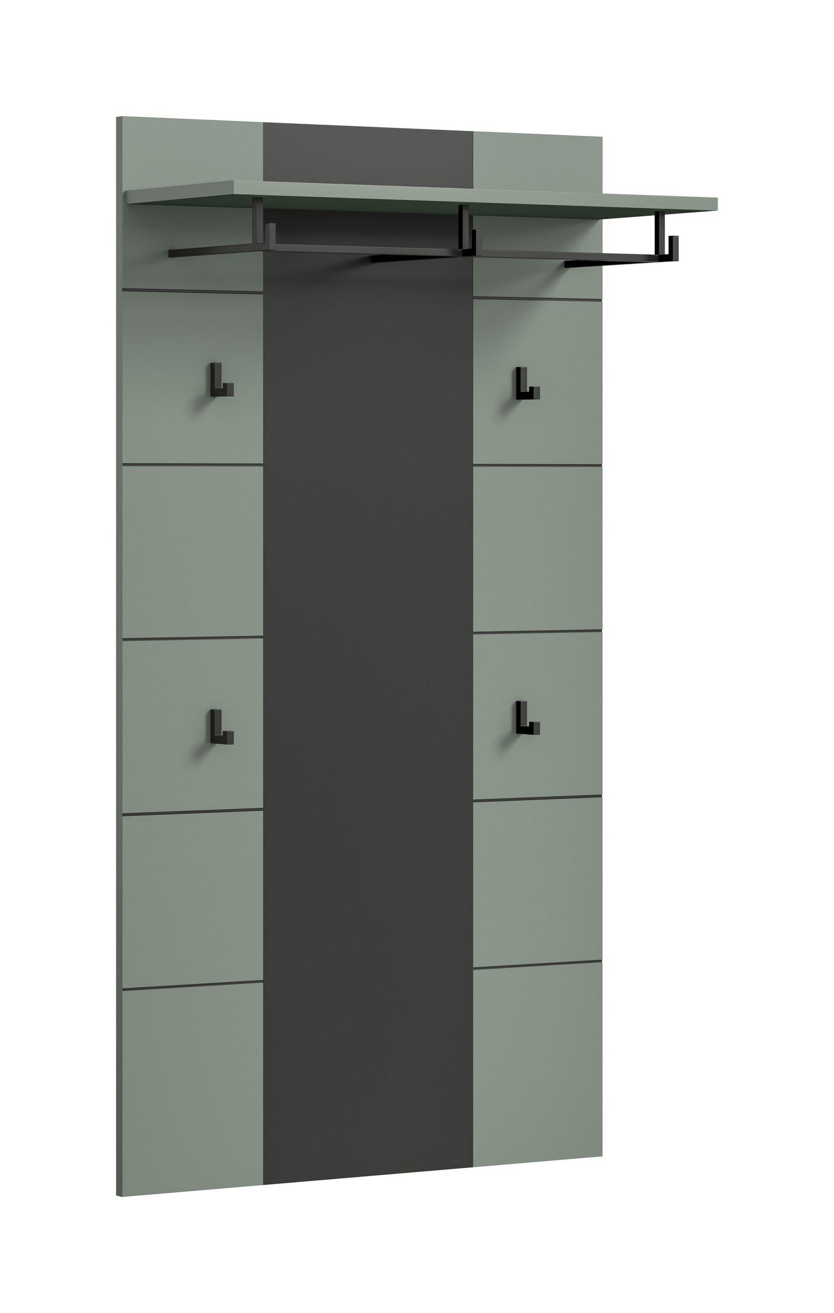 Homes & Jones Wandpaneel Grau 80x145x29 cm